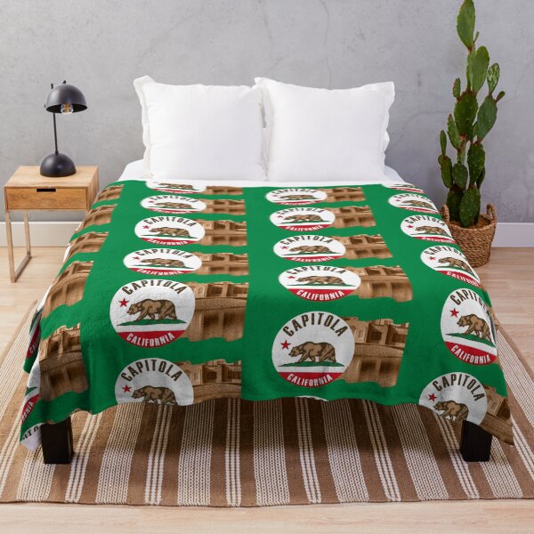 Item preview, Capitola Beach Californian Flag: Santa Cruz Coastal Living! designed and sold by EclecticCharm.