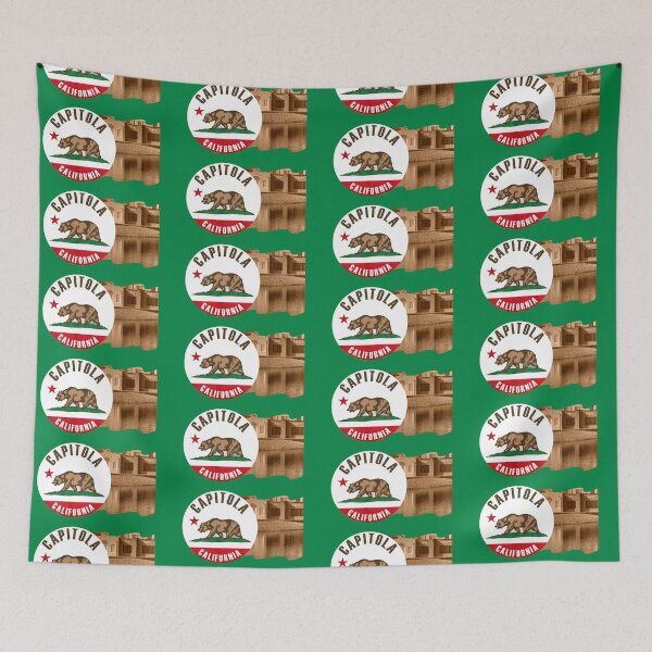 Item preview, Capitola Beach Californian Flag: Santa Cruz Coastal Living! designed and sold by EclecticCharm.