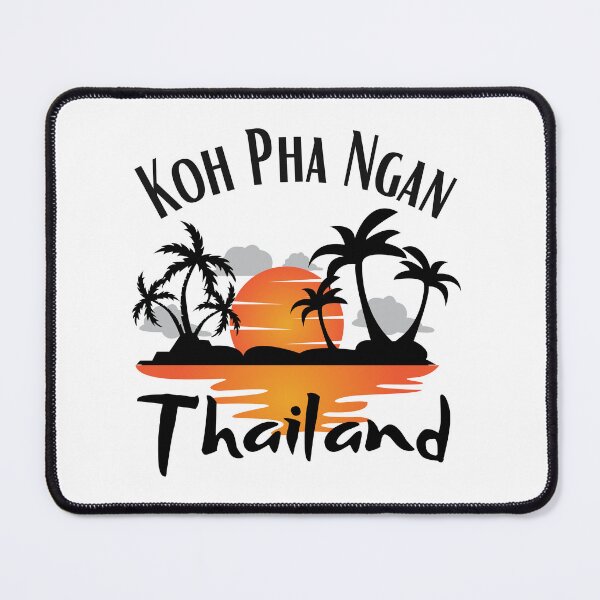 Item preview, Sunset on Koh Pha Ngan - Sunset And Palm Trees Design designed and sold by RektRepublic.