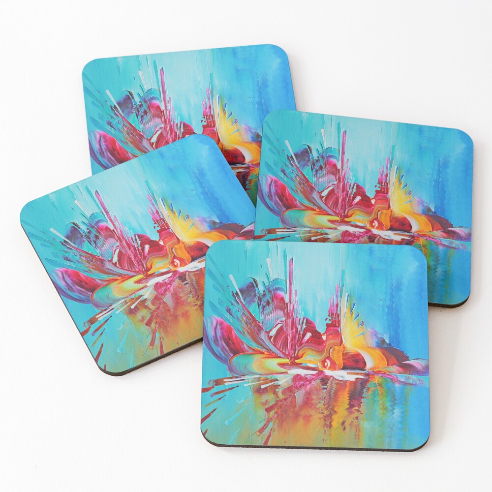 Aperçu de l'œuvre Dessous de verre (lot de 4) créée et vendue par ElioraBousquet.