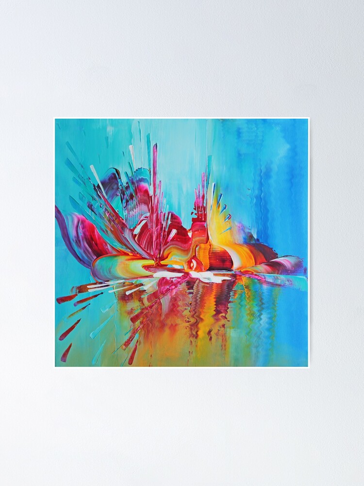 Aperçu 1 sur 3. Poster avec l'œuvre L'effet mer 1 créée et vendue par ElioraBousquet.