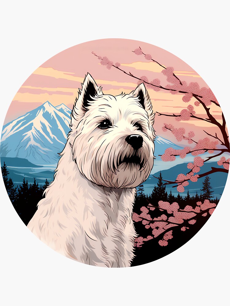 Westitude West Highland White Terrier Design Unisex Jersey 