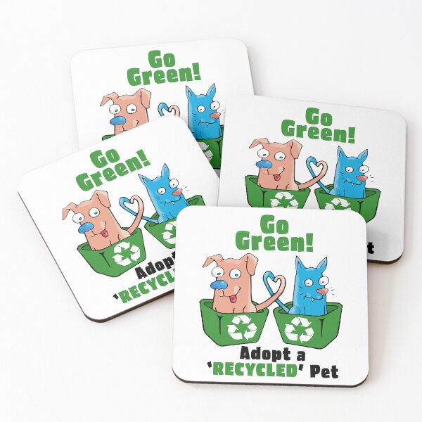 Item preview, Go Green - Adopt a Recycled Pet designed and sold by 451Design.