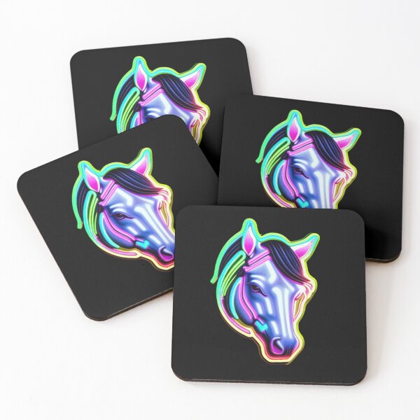 Item preview, Horse drawing with neon color  designed and sold by Karamstore20.