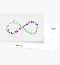 To Infinity and Beyond! Postcards