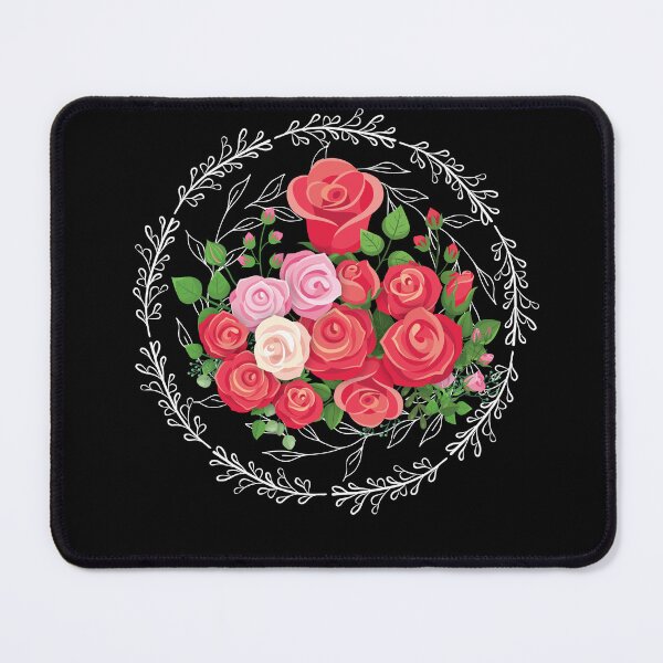 Item preview, Roses Wreath Florist Flowers Roses designed and sold by MooonTees.