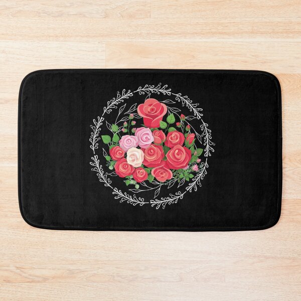 Item preview, Roses Wreath Florist Flowers Roses designed and sold by MooonTees.