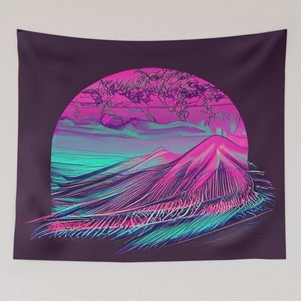 Item preview, Neon Glow on the Peaks designed and sold by Boubidou.