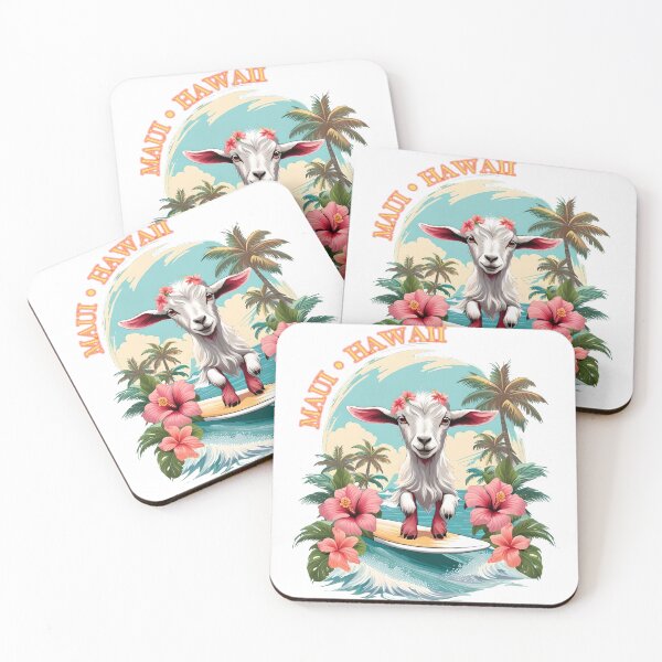 Item preview, Surfing Baby Goat designed and sold by Uncle-Hawaii.