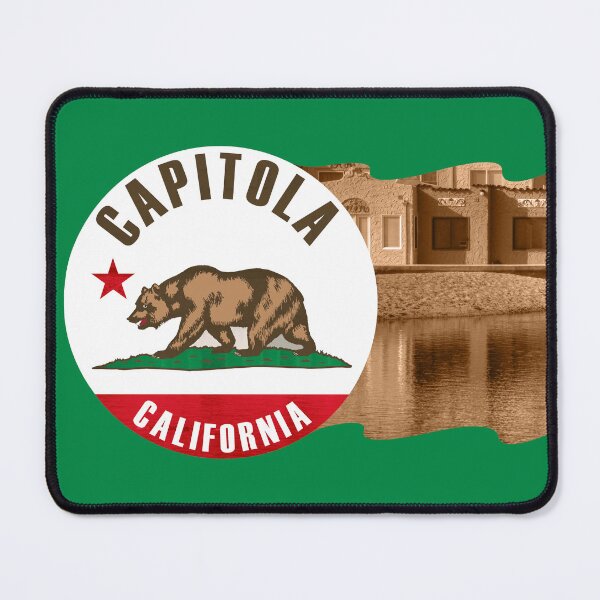 Item preview, Capitola Beach Californian Flag: Santa Cruz Coastal Living! designed and sold by EclecticCharm.