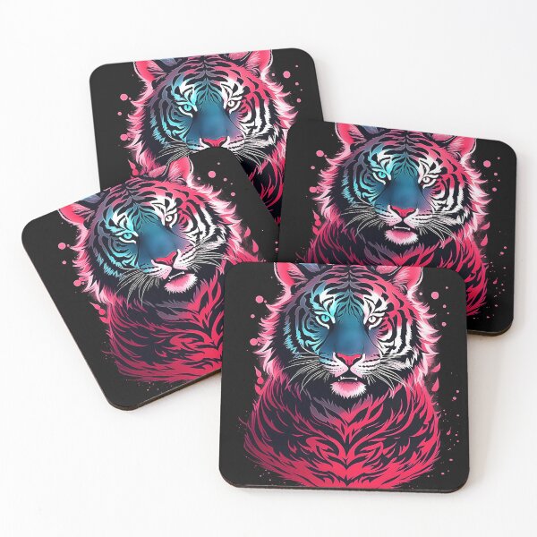 Item preview, Red Tiger Starlight Art designed and sold by MindWave THC.