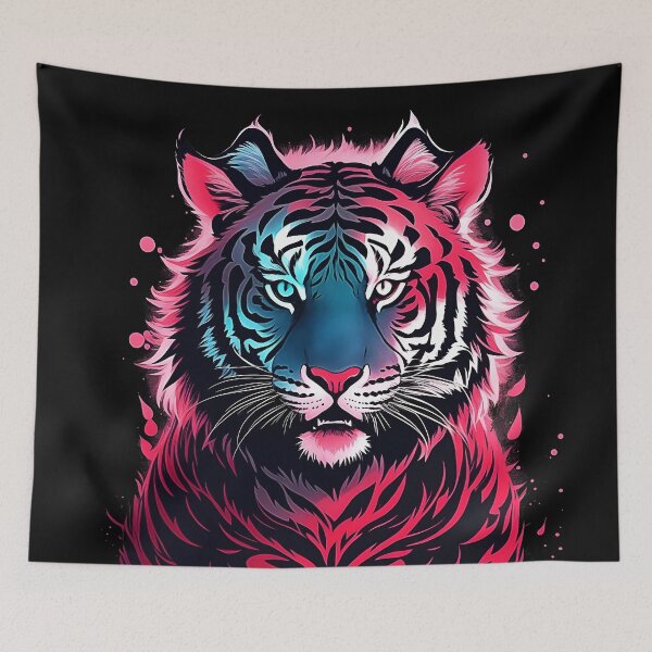 Item preview, Red Tiger Starlight Art designed and sold by MindWave THC.