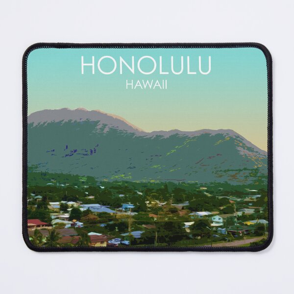Item preview, Honolulu, Hawaii, USA, Print designed and sold by summattodraw.