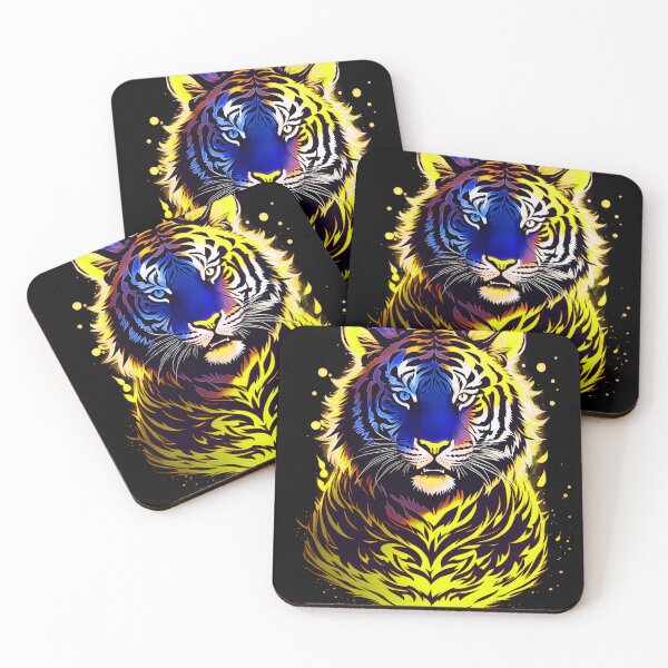 Item preview, Yellow Tiger Starlight Art designed and sold by MindWave THC.