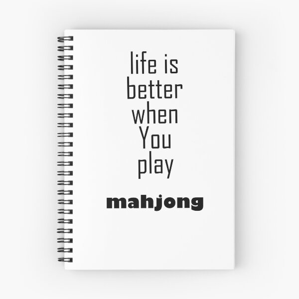 Item preview, life is better when you play mahjong designed and sold by EmeraldeaArt.