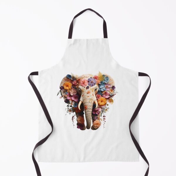 Artikelvorschau, Pressed Flower Elephant entworfen und verkauft von ComerPrintCo.