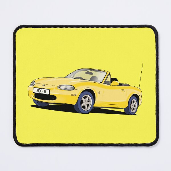 Item preview, Yellow Mazda MX-5 Mk.2 designed and sold by Webazoot Industries - Car Art.