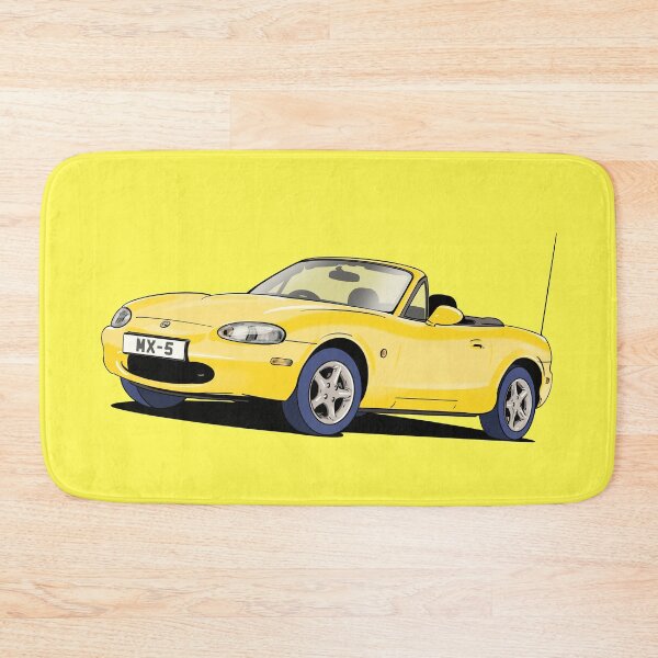 Item preview, Yellow Mazda MX-5 Mk.2 designed and sold by Webazoot Industries - Car Art.