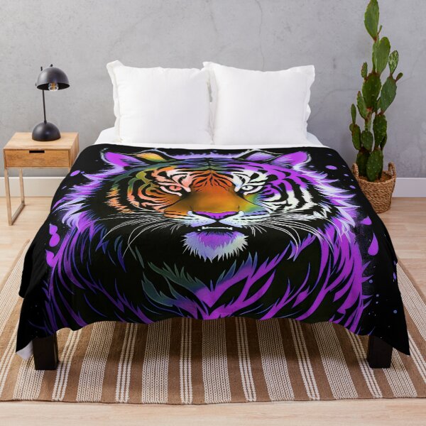 Item preview, Purple Tiger Starlight Art designed and sold by MindWave THC.