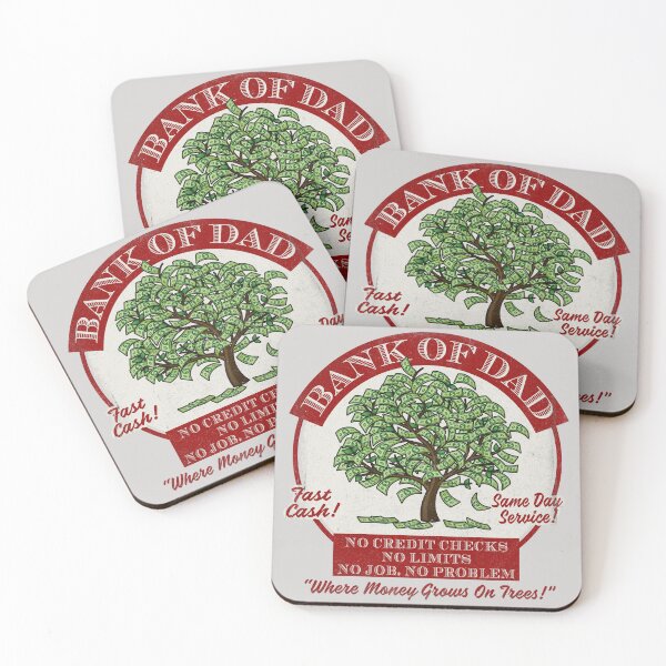 Item preview, Bank Of Dad designed and sold by Alema Art.