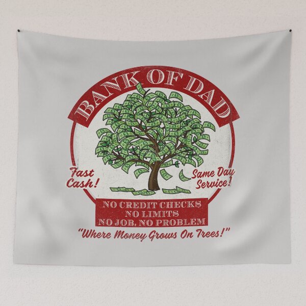 Item preview, Bank Of Dad designed and sold by Alema Art.