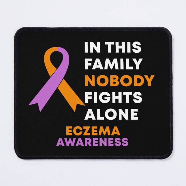 Item preview, In This Family Nobody Fights Alone Eczema Awareness designed and sold by Color-Sparkle.