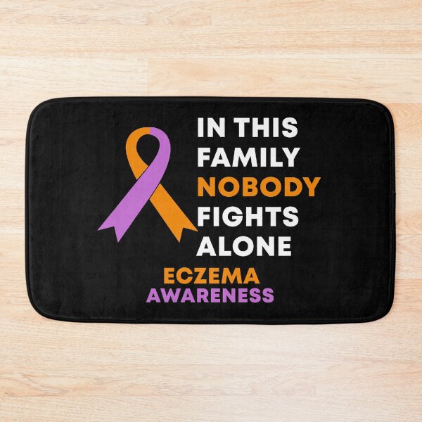 Item preview, In This Family Nobody Fights Alone Eczema Awareness designed and sold by Color-Sparkle.