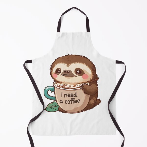 Item preview, CCute Coffee Hugger Sloth: Adorable Sticker of a Bradipo Lovingly Embracing a Coffee Mug, Spreading Warmth and Caffeinated Delight designed and sold by Koolzilla.