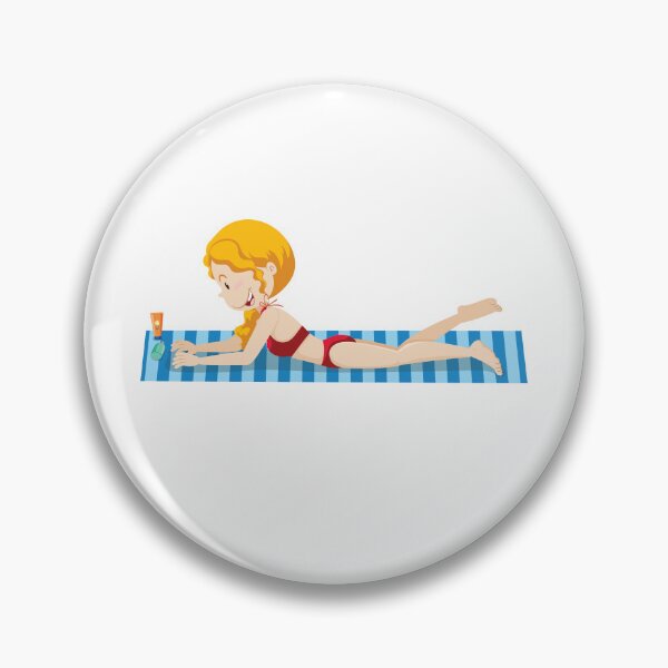 Item preview, Girl on Beach Towel X 300 designed and sold by Military Insignia Products.