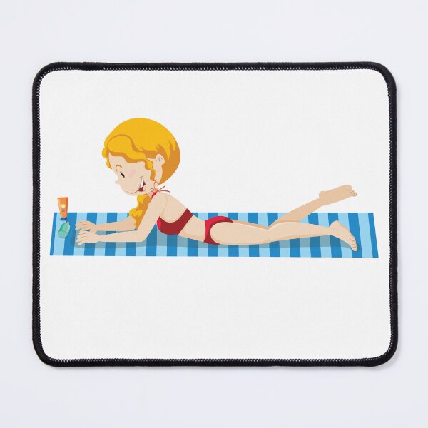 Item preview, Girl on Beach Towel X 300 designed and sold by Military Insignia Products.