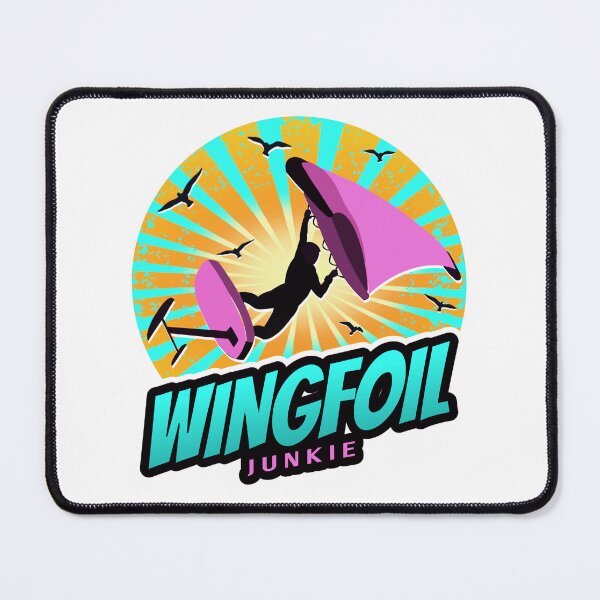 Item preview, Sticker with wing foiling design for wing surfers designed and sold by NORDWEH.