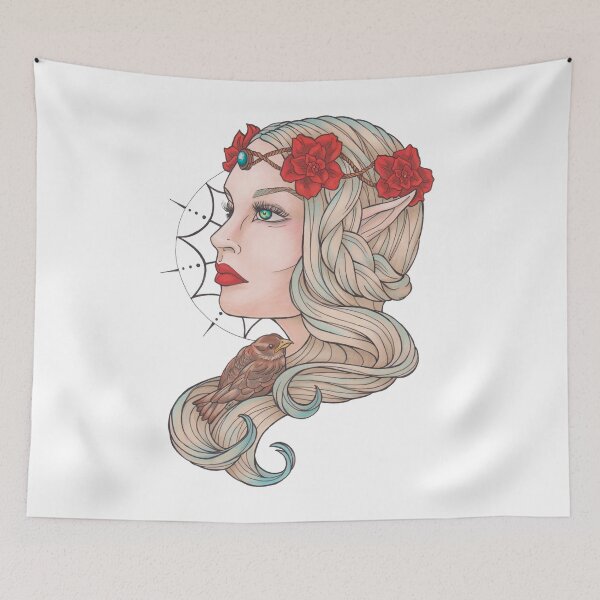 Item preview, Elf with sparrow designed and sold by Galbrin.