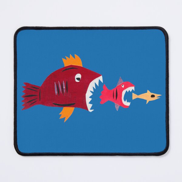 Item preview, Big fish eats little fish eats smaller fish. designed and sold by blue-planet-art.