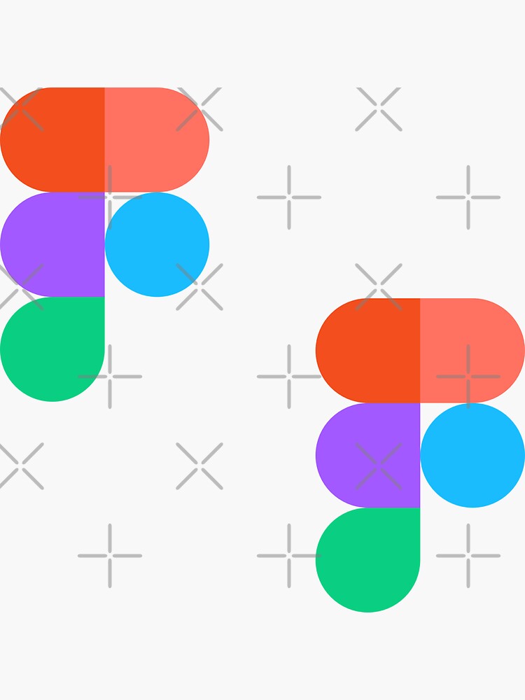Thumbnail 3 of 3, Sticker, Figma Icons UI UX R23001 designed and sold by faeliaso.