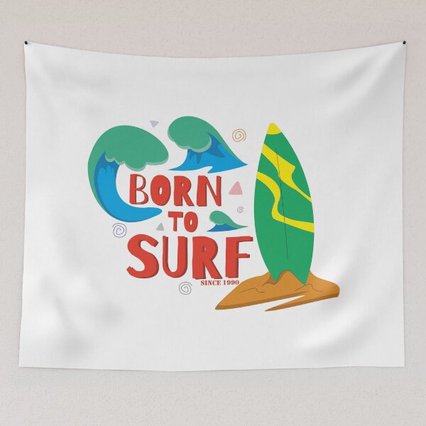 Item preview, Born to Surf Since 1990 - Surfer designed and sold by ShubhankarK.