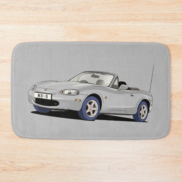 Item preview, Silver Mazda MX-5 sportscar designed and sold by Webazoot Industries - Car Art.