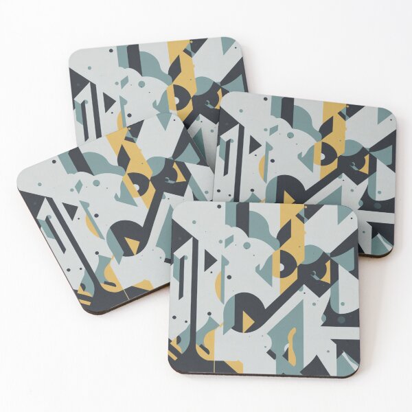Item preview, Minimalism Geometry - Clean Geometric Shapes - White, Black, Yellow designed and sold by ViralVibeLab.
