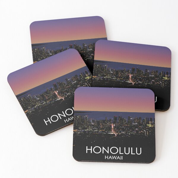 Item preview, Honolulu, Hawaii, USA, Print designed and sold by summattodraw.