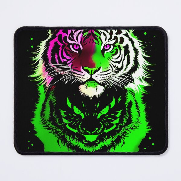 Item preview, Green Tiger Starlight Art designed and sold by MindWave THC.