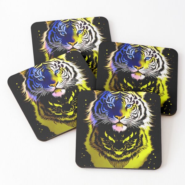 Item preview, Yellow Tiger Starlight Art designed and sold by MindWave THC.