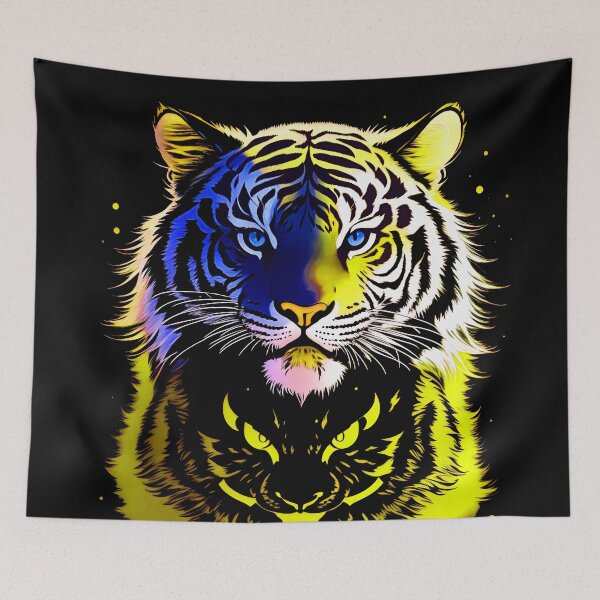 Item preview, Yellow Tiger Starlight Art designed and sold by MindWave THC.