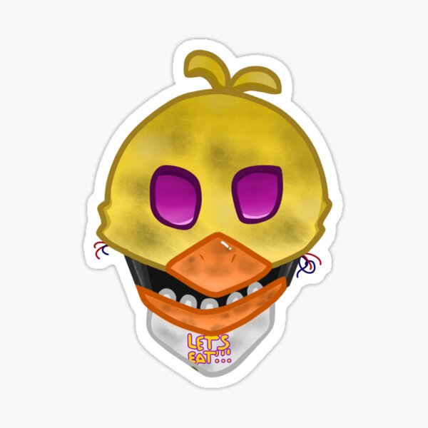 Withered Chica FNAF Sticker for Sale by Twilight-Winged