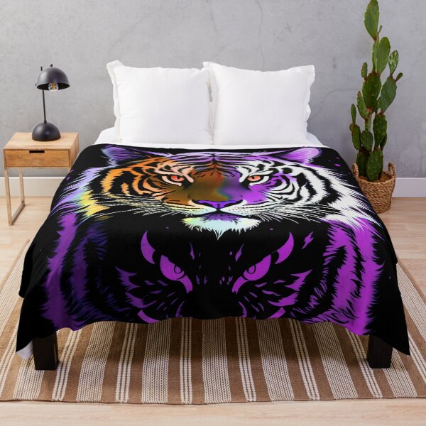 Item preview, Purple Tiger Starlight Art designed and sold by MindWave THC.