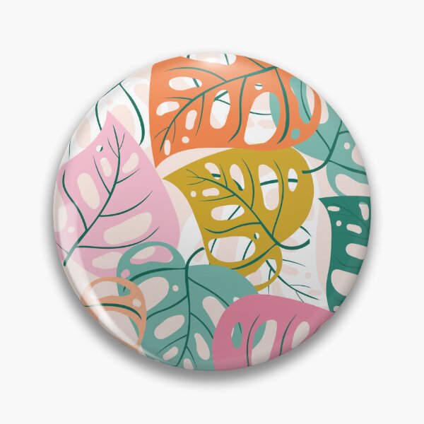 Item preview, Colourful Monstera Leaf designed and sold by Insvy Design Studio.