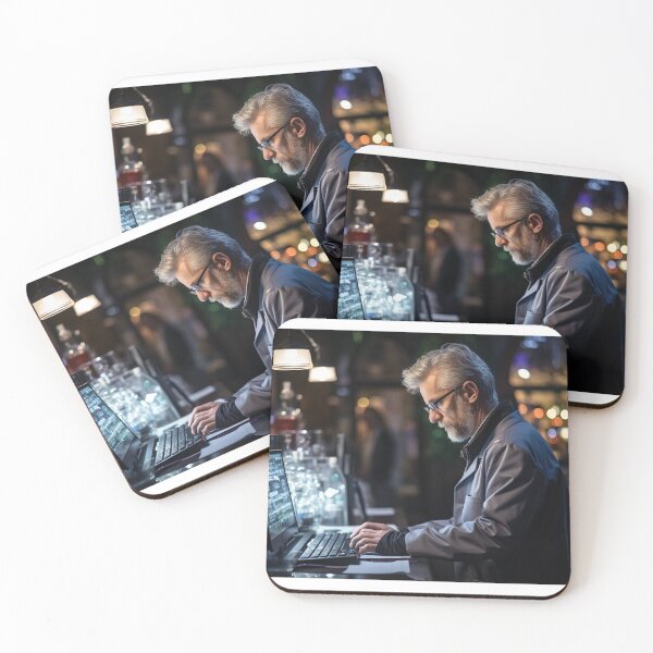 Item preview, Bioinformatics Scientist Analyzing Genetic Data designed and sold by TheBrainArt.