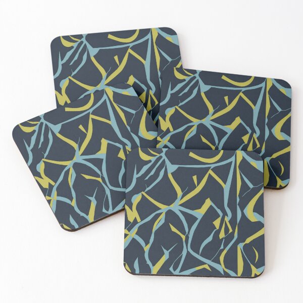 Item preview, Minimalism Geometry - Geometric Shapes - Clean Lines - Blue and Green Symmetry designed and sold by ViralVibeLab.