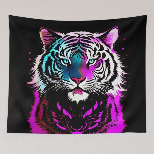 Item preview, Pink Tiger Starlight Art designed and sold by MindWave THC.