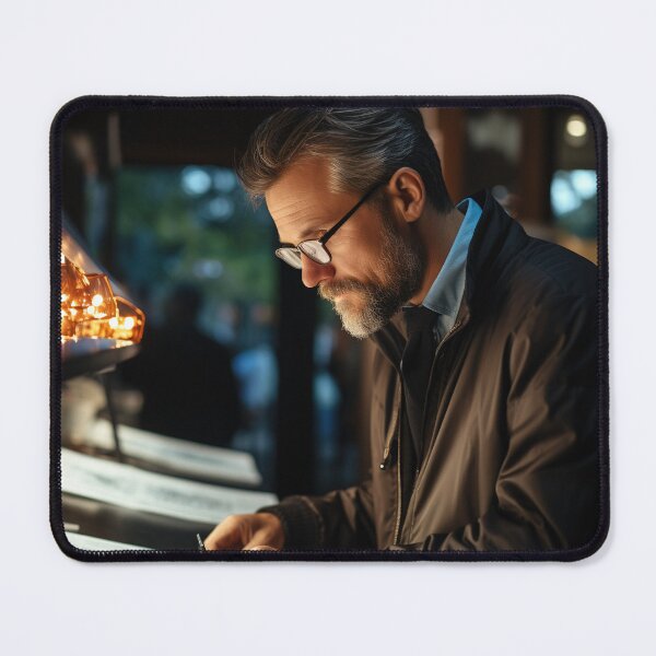 Item preview, Bioinformatics Scientist Analyzing Genetic Data designed and sold by TheBrainArt.