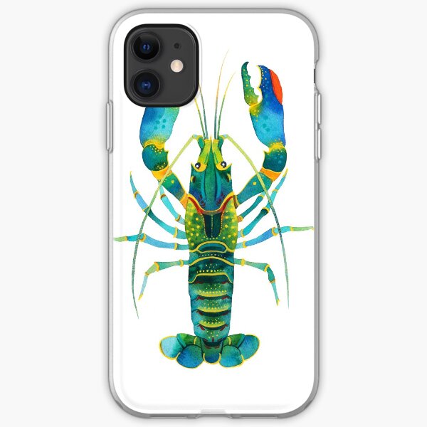 Turquoise Lobster iPhone Soft Case