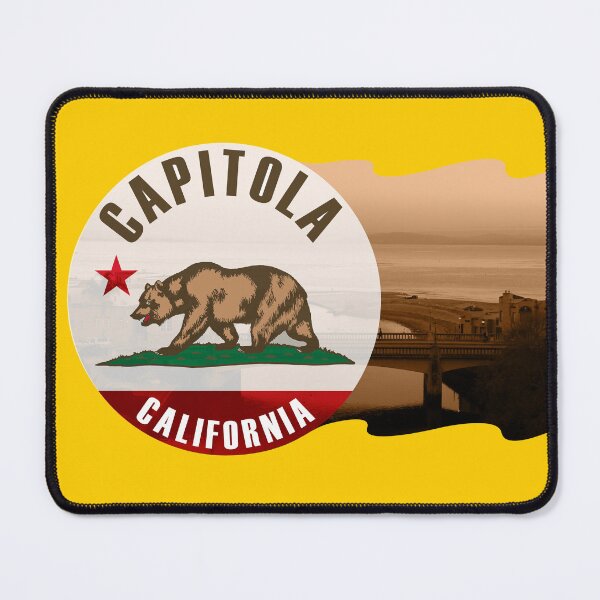 Item preview, Capitola Beach Californian Flag: Santa Cruz Coastal Living! designed and sold by EclecticCharm.